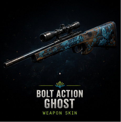 Bolt action rifle with the Ghost skin